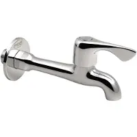 Aqualine Wandventil 1/2", lang, Chrom