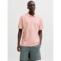Jack & Jones Poloshirt "JJEAUSTIN POLO SS NOOS" Materialmix, regular fit