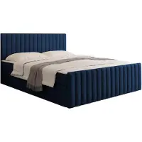 Mirjan 24 Boxspringbett mit zwei Bettkästen Tirulo Fix, Schlafzimmer, Dopellbett mit Topper (Farbe: Polo 891 Größe: 160x200 cm)