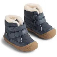 Wheat - Kid's Lauflern-Stiefel Daxi Wolle Tex - Winterschuhe Gr 26 blau