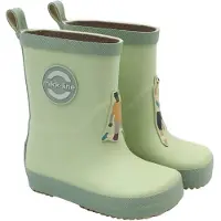 Mikk-Line - Kid's Wellies 3D Patch Barefoot - Gummistiefel Gr 35 oliv/grün