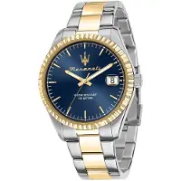 Maserati Herrenuhr COMPETIZIONE Edelstahl silber gold Luxus D2UMAR8853100027