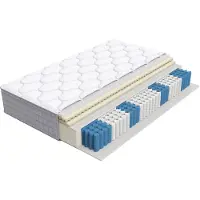 Ninkear Taschenfederkernmatratze 25cm, 7-Zonen, H3, 140x190cm, (White)