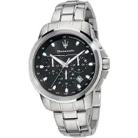 Maserati Edelstahl Armband-Uhr Chronograph SUCCESSO Herren silber D2UMAR8873621001