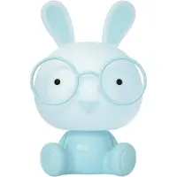 Luxus Europe - Nachtlampe Kinderzimmer Bunny Blau - Draadloos LED Nachtlampje Kinderen - USB-C Oplaadbaar