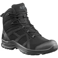 Haix Wanderschuh "Black Eagle Athletic 46024 GTX mid", Herren, Gr. 9.5, schwarz, Obermaterial: 50% sonstige Fasern AF. 50% Textilmaterial TEXMAT., Schuhe Wanderschuh