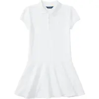 Ralph Lauren Kleid für den Alltag 313624740003 Weiß Regular Fit