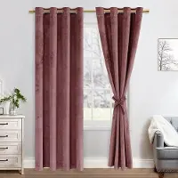 OEM Flügelfell-Schattenvorhänge 2er-Pack, 140 x 225 cm, Rot