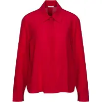 Seidensticker Klassische Bluse , Damen, Gr. M (38), rot, 100% Seide, unifarben, regular fit, ohne Ausschnitt, Blusen Klassische Bluse, Tunika Uni