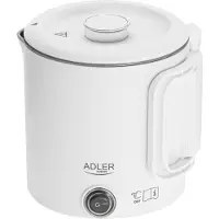 Adler Kompakter Reisekessel AD 1388w, 0,8 L, 650 W, Weiß
