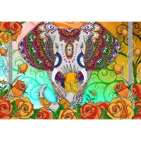 Bluebird Puzzle bunter Elefant Jigsaw Puzzle - 1000 Teile