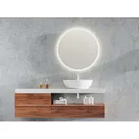 Mirrors & More LED Lichtspiegel Bad Wandspiegel FRANZI rund Ø60cm