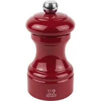 Peugeot BISTRORAMA Salzmühle, 10 cm, Stylische Mühle mit hochwertiger und langlebiger Lackierung, Farbe: passionsrot