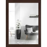 MendeFrames Wandspiegel Nussbaum-Massivholz 21x29,7 cm H220