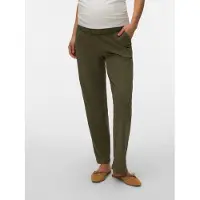 Mamalicious Schlupfhose "MLIVY JRS PANTS NOOS", Damen, Gr. XL (42), N-Gr, grün (kalamata), Jersey, Obermaterial: 100% Baumwolle, unifarben, loose fit lang, Hosen Schlupfhose, Baumwolle, loose fit