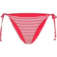 Seafolly - Clubhouse Tie Side Rio Pant - Bikini-Bottom Gr 34 rosa/rot