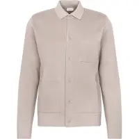 Seidensticker Strickjacke "Schwarze Rose", Herren, Gr. XL, beige, 100% Baumwolle, unifarben, regular fit, Strickjacken Strickjacke, 1/1 Kragen Uni