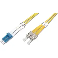 Digitus LWL Singlemode Patchkabel, LC / ST, 2 m, I-VH, OS2, LC, ST