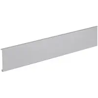 Hager BRS08027035 Brüstungskanal-Oberteil zu BRS Breite 80mm aus Stahlblech in lichtgrau - 2 Meter