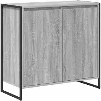 vidaXL Seitenschrank Graues Sonoma 79 x 36 x 75 cm Holzwerkstoff