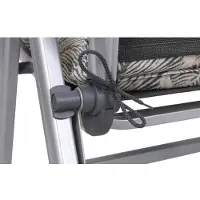 GO-DE Sesselauflage , beige, B:50cm H:7cm T:118cm, Baumwolle, Polyester, Polyurethan, Polsterauflagen, Sesselauflage, 118x50 cm
