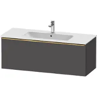 Duravit D-Neo bâti-support lavabo suspendu, 1210x440x462mm, 1 tiroir, avec poignée or poli, DE4264034490000