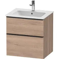 Duravit D-Neo bâti-support lavabo suspendu, 610x625x462mm, 1 tiroir, avec poignée diamant noir