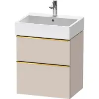 Duravit Waschtischunterschrank D-Neo 58,4x44,2cm, g pol/Tau m, 1 Kast, 1 A