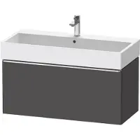 Duravit Waschtischunterschrank D-Neo 98,4x44,2cm, chr/Grap ma, 1 Ausz., wandhängend