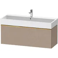Duravit D-Neo bâti-support lavabo suspendu, 1184x440x442mm, 1 tiroir, avec poignée or poli, DE4275034750000
