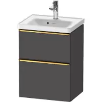 Duravit Waschtischunterschrank D-Neo 48,4x37,2x62,5cm, 1 Kast, g pol/gra ma