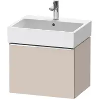 Duravit D-Neo Waschtischunterbau wandhängend, 584x440x442mm, 1 Auszug, mit Griff Chrom, DE4271010910000, Farbe: Taupe Matt Dekor