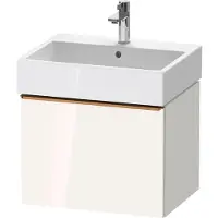 Duravit Waschtischunterschrank D-Neo 58,4x44,2cm, b geb/w hgl, 1 Ausz., wandhängend