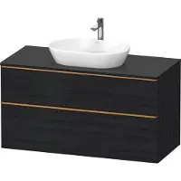 Duravit D-Neo Konsolenwaschtischunterbau wandhängend, 1200x664x550mm, 1 Auszug, 1 Schubkasten, mit Griff Bronze gebürstet, DE4969004160000