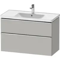 Duravit D-Neo bâti-support lavabo suspendu, 984x625x452mm, 1 tiroir, avec poignée chrome, DE4356010070000