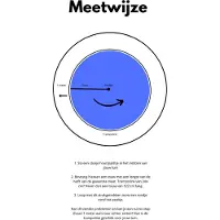OEM Sicherheitsnetz-Trampolin - Gekleiderte Kante - Sicher - Ø 305 cm - Blauw