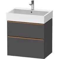 Duravit Waschtischunterschrank D-Neo 68,4x44,2cm, b geb/Gra m, 1 Kast, 1 A