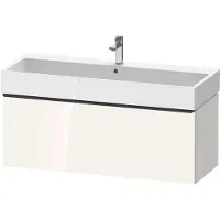 Duravit D-Neo bâti-support lavabo suspendu, 1184x440x442mm, 1 tiroir, avec poignée noir diamant