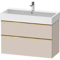 Duravit Waschtischunterschrank D-Neo 98,4x44,2cm, g pol/Tau m, 1 Kast, 1 A