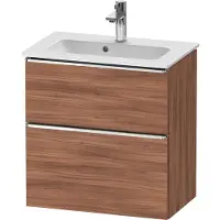 Duravit D-Neo bâti-support lavabo suspendu, Compact, 610x625x372mm, 1 tiroir, avec poignée chrome