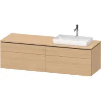 Duravit LC4871R30300000 Konsolen-WTU wandhängend L-Cube 550x1