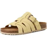 Tamaris Damen Bio/House Slipper Leder, gelb, 39 EU