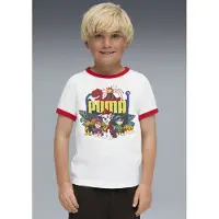 Puma T-Shirt "X PAW PATROL RINGER TEE" Regular Fit, Kurzarm, für Kinder, mit Rundhalsausschnitt