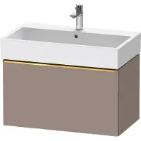 Duravit Waschtischunterschrank D-Neo 78,4x44,2cm, g pol/Bas m, 1 Ausz., wandhängend
