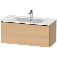 Duravit D-Neo bâti-support lavabo suspendu, 1010x440x462mm, 1 tiroir, avec poignée bronze brossé