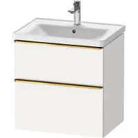 Duravit Waschtischunterschrank D-Neo 63,4x45,2cm, g pol/w m, 1 Kast, 1 Ausz.