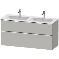 Duravit D-Neo bâti-support lavabo suspendu, 1280x625x462mm, 1 tiroir, avec poignée chrome, DE4365010070000