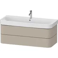 Duravit Happy D.2 Plus Waschtischunterbau wandhängend, 1175x490mm, 2 Schubkästen, HP4389060600000