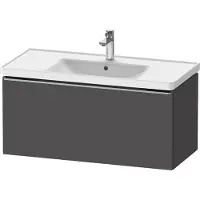 Duravit D-Neo bâti-support lavabo suspendu, 984x440x452mm, 1 tiroir, avec poignée acier inox brossé