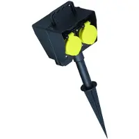 Bachmann 394.180 Gartensteckdose mit Erdspieß 394180